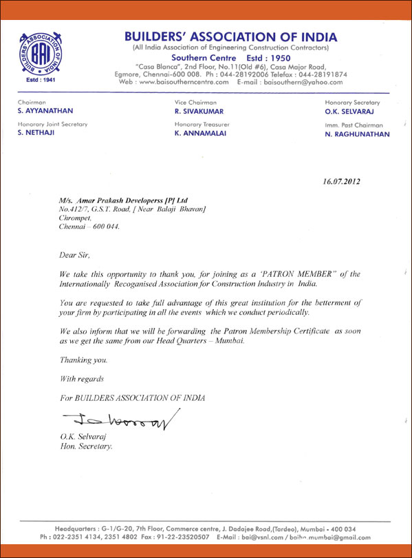 Builders' Association of India