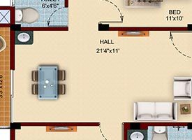 UNIT 6 - 2BHK EAST FACING