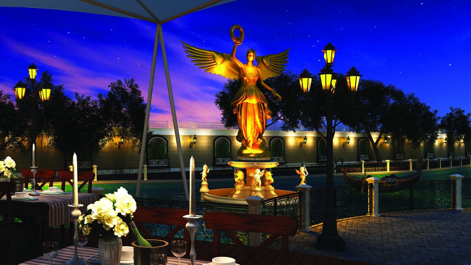 Open restaurant